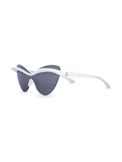 Shop Mykita X Maison Margiela Cat In White