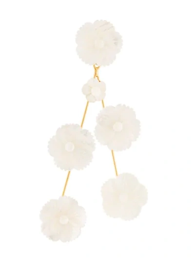 Shop Jennifer Behr Coralia Earrings In White