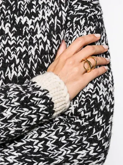 Shop Alan Crocetti 'space' Ring In Gold