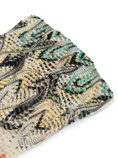 Shop Missoni Crocheted Turban In Neutrals