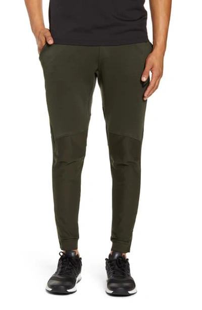 Shop Nike Pro Dri-fit Pants In Sequoia/ Sequoia