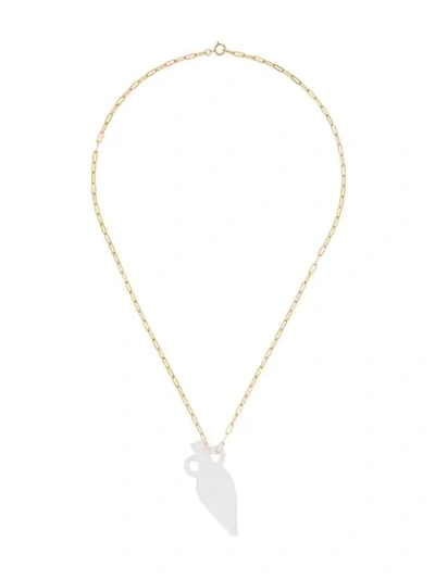 Shop Alighieri The Distant Tear Vessel Necklace In Gold