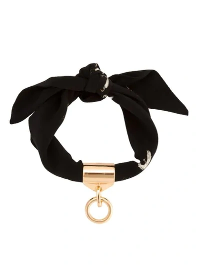 Shop Osklen Silk Bracelet In Black