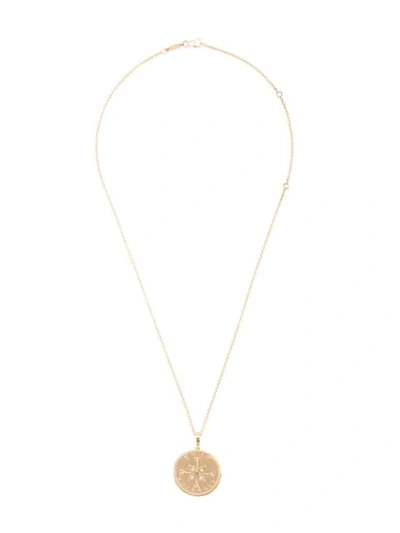Shop Azlee Medallion Pendant Necklace - Yellow
