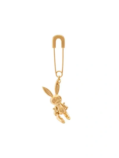 Shop Ambush Bunny Saftey Pin Earring In Gold