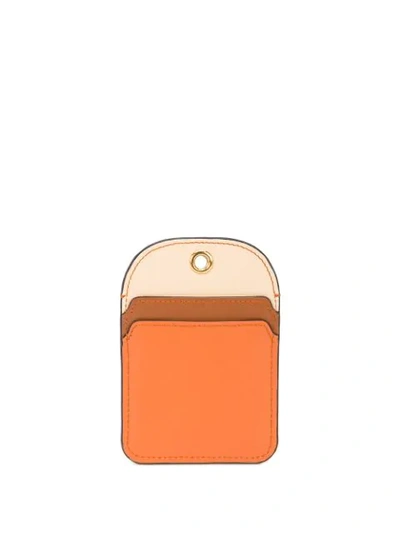 CHLOÉ CHAIN STRAP CARD HOLDER - 棕色