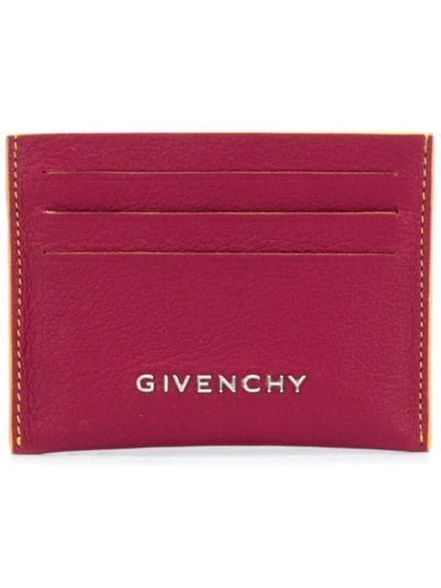 Shop Givenchy Logo Cardholder In Pink