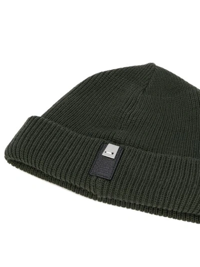 Shop Alyx 1017  9sm Ribbed Beanie - Green