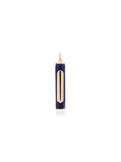 Shop Foundrae 18kt Gold Lapis Lazuli Pendulum Charm
