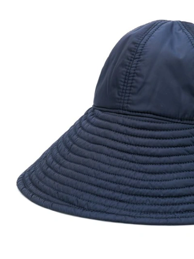 Shop Maison Michel Bucket Hat In Blue
