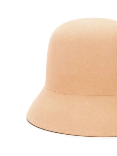 Shop Nina Ricci Angled Brim Hat In Pink