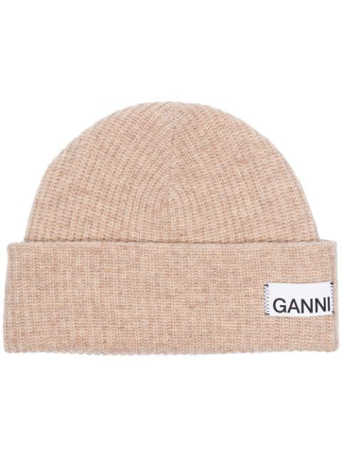 ganni beanie hat