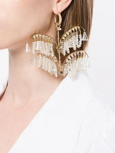 Shop Ellery Chandelier Earrings In Gold