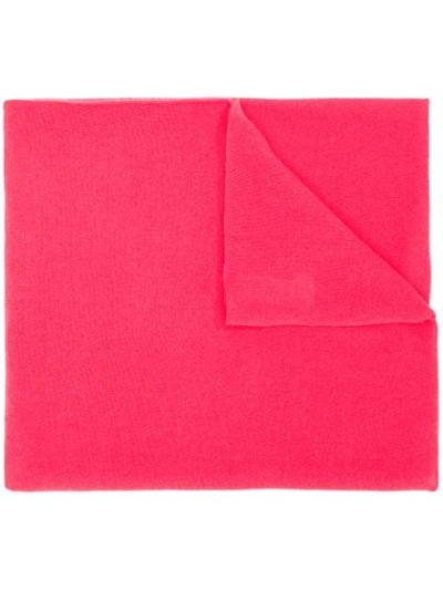 Shop Allude Knit Scarf In Pink