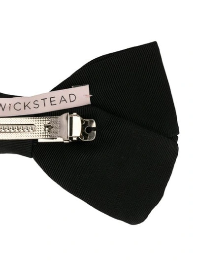 Shop Emilia Wickstead Bow-detail Hairclip In 580-black