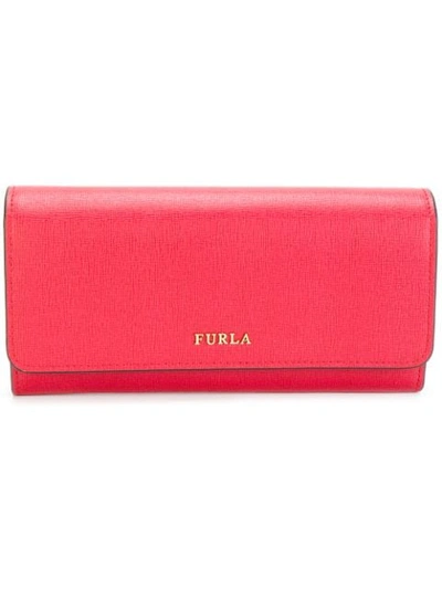 Shop Furla Babylon Wallet - Red