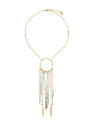 Shop Givenchy Cascade Embellished Choker Necklace In Gold