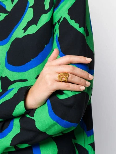 Shop Charlotte Chesnais Sculptured Ring In Gold