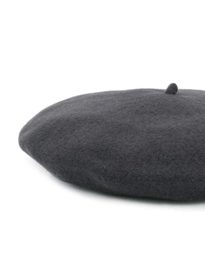 Celine Knitted Beret Hat In Grey