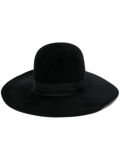 Shop Dolce & Gabbana Wide-brim Hat In Black