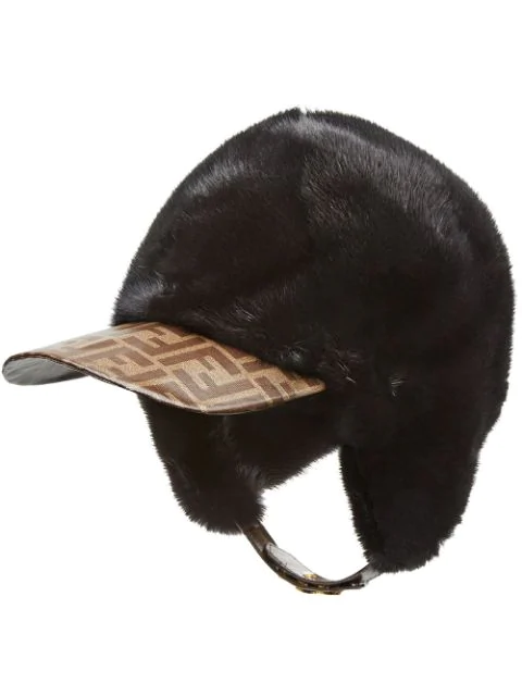 fendi mink hat