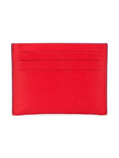 Shop Givenchy Printed Card Holder - Red