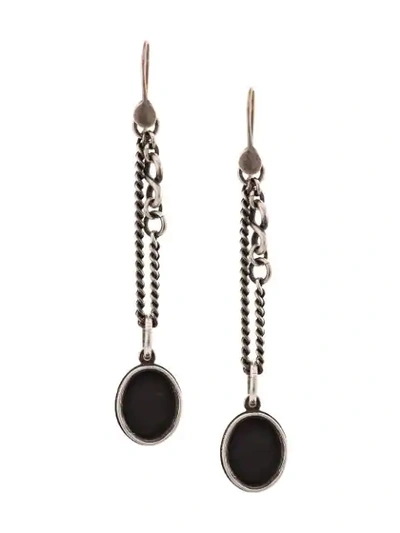 Shop Werkstatt:münchen Chain Link Earrings In Silver
