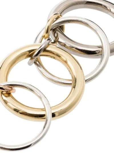 Shop Spinelli Kilcollin 18k Gold And Silver Four Link Ring In Metallic