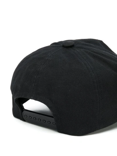 Shop Isabel Marant Embroidered Logo Baseball Cap In Black