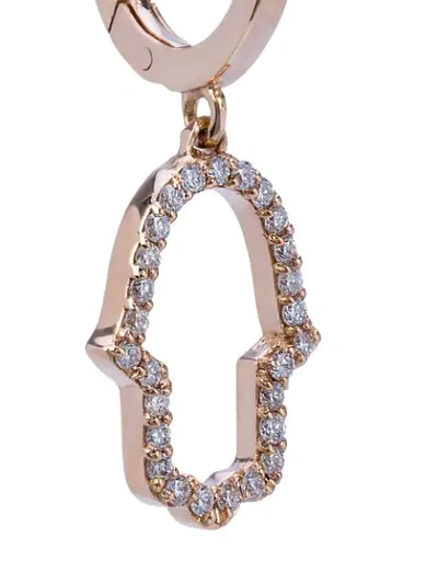 Shop Alemdara Hamza Diamond Earring In Metallisch
