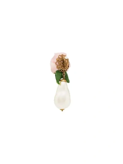 Shop Dolce & Gabbana Rose Charm Earrings