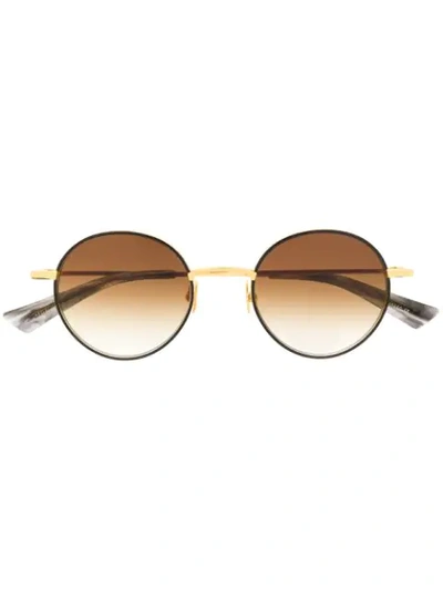 Shop Christian Roth Aemic Sunglasses In Gold