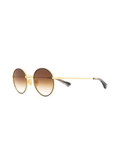 Shop Christian Roth Aemic Sunglasses In Gold