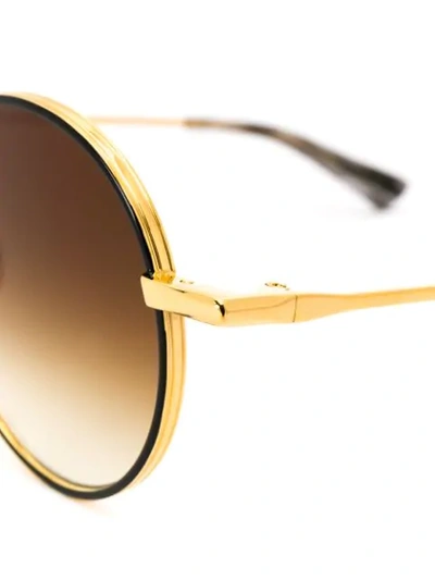 Shop Christian Roth Aemic Sunglasses In Gold