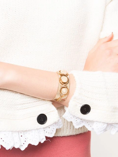 Shop Dannijo Landon Bracelet In Metallic