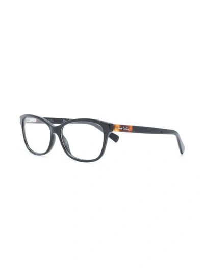 Shop Pierre Cardin Eyewear Square-frame Glasses In Black
