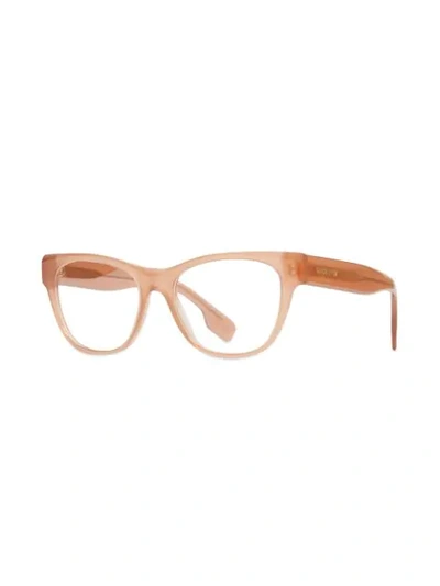 Shop Burberry Square Optical Frames In Neutrals