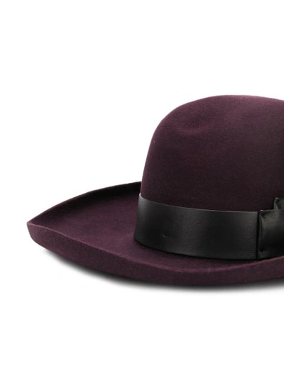 Shop Borsalino Wide Brim Hat - Purple