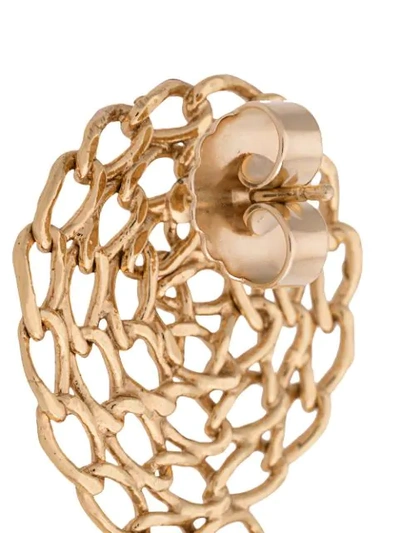Shop Gas Bijoux Chain Earrings In Gold