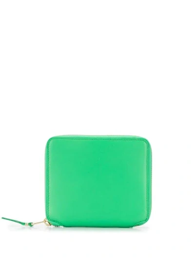 Shop Comme Des Garçons Compact Wallet In Green