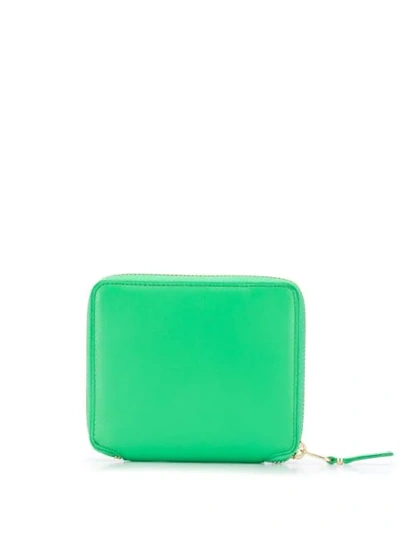 Shop Comme Des Garçons Compact Wallet In Green