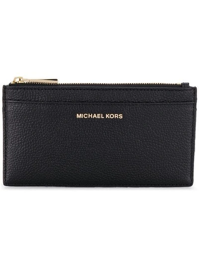 Shop Michael Michael Kors Mercer Continental Wallet - Black
