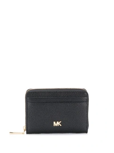 Shop Michael Michael Kors Mercer Small Wallet In Black