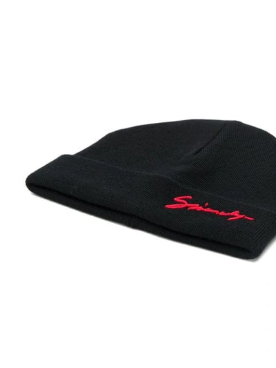 Shop Givenchy Signature Logo Beanie In Black