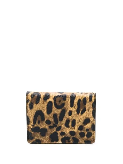 Shop Dolce & Gabbana Small Continental Wallet In Black