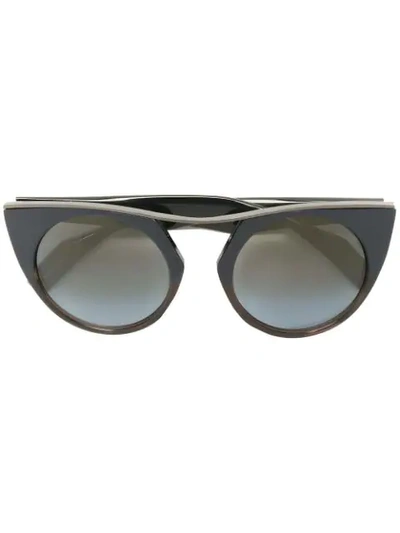 Shop Yohji Yamamoto Cat Eye Sunglasses