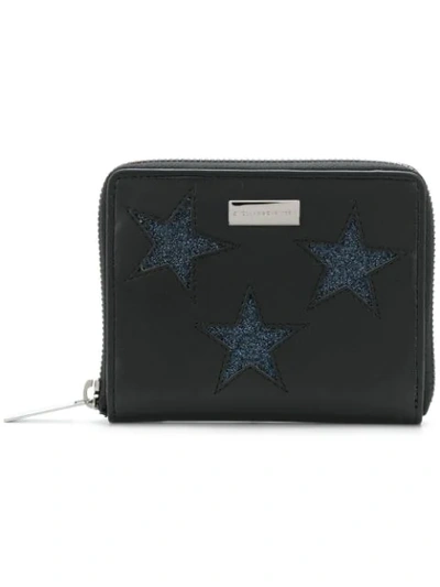 Shop Stella Mccartney Star Embellished Mini Purse - Black