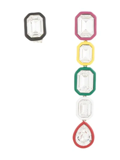 Shop Racil Magdalena Earrings In Multicolour