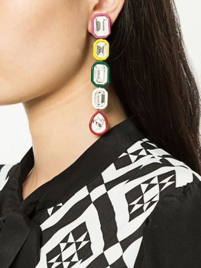 Shop Racil Magdalena Earrings In Multicolour