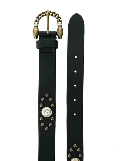 Shop Zadig & Voltaire Zadig&voltaire Studded Belt - Black